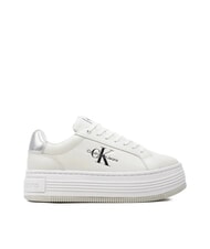 CALVIN KLEIN BOLD LOW LACE Zapatillas de plataforma de piel blanco - Zapatos Mujer - 2