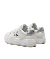 CALVIN KLEIN BOLD LOW LACE Zapatillas de plataforma de piel blanco - Zapatos Mujer - 6