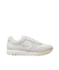 CALVIN KLEIN TOOTHY RUNNER Zapatillas de cuero blanco - Zapatos Mujer - 2