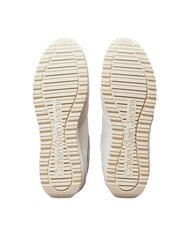 CALVIN KLEIN TOOTHY RUNNER Zapatillas de cuero blanco - Zapatos Mujer - 5