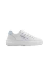 CALVIN KLEIN CK JEANS  Chunky Cupsole Zapatillas de cuero blanco - Zapatos Mujer - 2