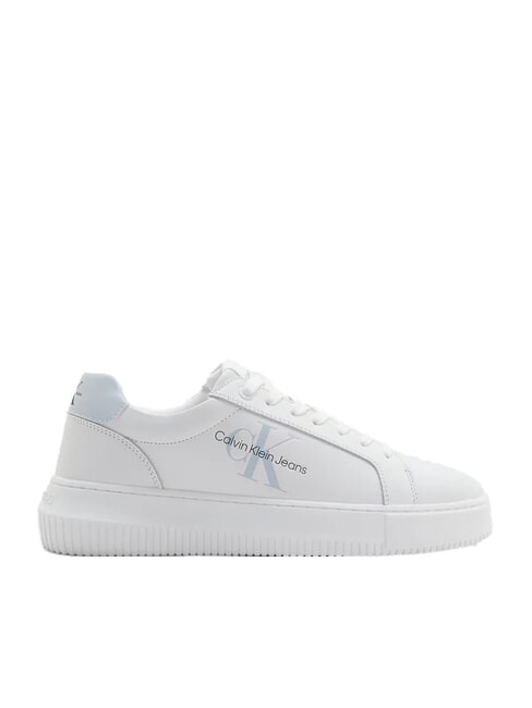 CK JEANS  Chunky Cupsole Zapatillas de cuero blanco - Zapatos Mujer