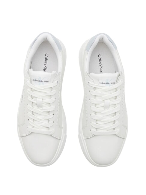 CK JEANS  Chunky Cupsole Zapatillas de cuero blanco - Zapatos Mujer