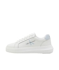 CALVIN KLEIN CK JEANS  Chunky Cupsole Zapatillas de cuero blanco - Zapatos Mujer - 3