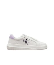 CALVIN KLEIN CK JEANS  Chunky Cupsole Zapatillas de cuero blanco - Zapatos Mujer - 2