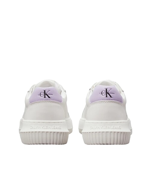 CK JEANS  Chunky Cupsole Zapatillas de cuero blanco - Zapatos Mujer