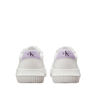 CALVIN KLEIN CK JEANS  Chunky Cupsole Zapatillas de cuero blanco - Zapatos Mujer - 5