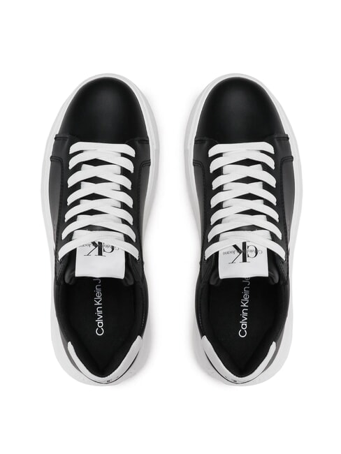 CK JEANS  Chunky Cupsole Zapatillas de cuero negro - Zapatos Mujer