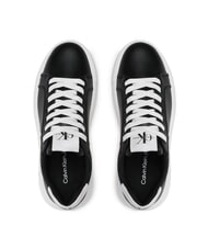 CALVIN KLEIN CK JEANS  Chunky Cupsole Zapatillas de cuero negro - Zapatos Mujer - 5