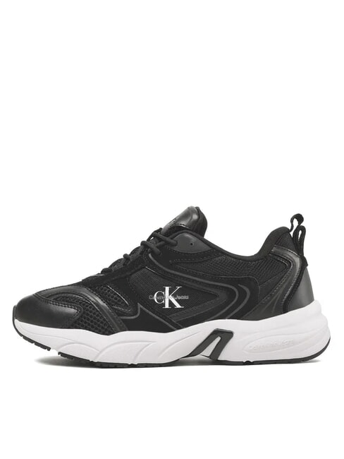 CK JEANS Retro Tennis Zapatillas de piel negro - Zapatos Hombre