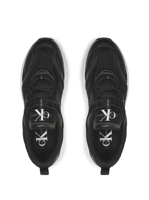 CK JEANS Retro Tennis Zapatillas de piel negro - Zapatos Hombre