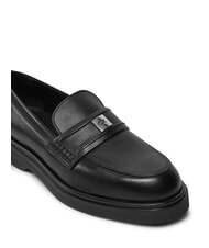 CALVIN KLEIN LOAFER W/HW LTH Mocas&iacute;n de cuero negro - Zapatos Mujer - 3