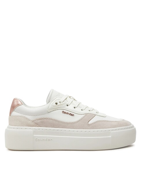 FF CUPSOLE LACE UP Zapatillas de cuero blanco - Zapatos Mujer