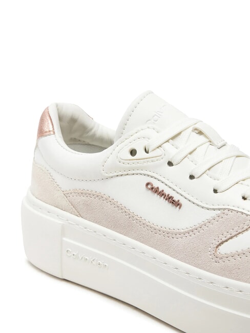 FF CUPSOLE LACE UP Zapatillas de cuero blanco - Zapatos Mujer