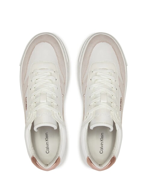 FF CUPSOLE LACE UP Zapatillas de cuero blanco - Zapatos Mujer