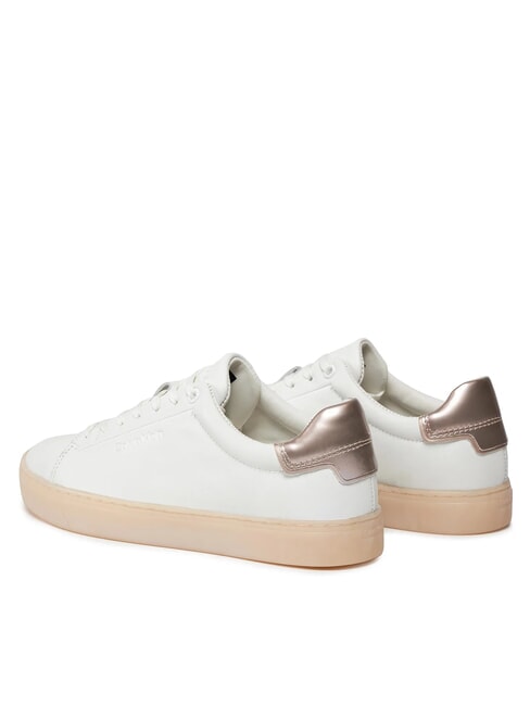 CUPSOLE LACE UP PEARL Zapatillas de cuero blanco - Zapatos Mujer