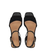 TOMMY HILFIGER TH MONOGRAM Sandalias de cu&ntilde;a alta de piel negro - Zapatos Mujer - 3