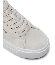 CALVIN KLEIN FLATFORM CUP LACE UP Zapatillas de piel de ante beige - Zapatos Mujer - 3