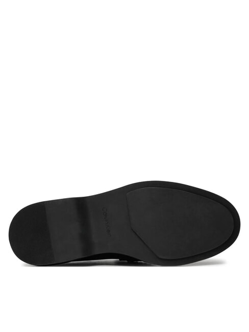 LOAFER W/HW LTH Mocas&iacute;n de cuero negro - Zapatos Mujer