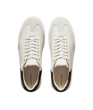 CALVIN KLEIN LP CUPSOLE LACE UP Zapatillas de cuero marr&oacute;n - Zapatos Mujer - 5