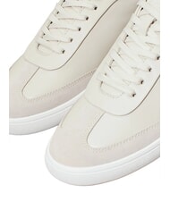 CALVIN KLEIN LP CUPSOLE LACE UP Zapatillas de cuero marr&oacute;n - Zapatos Mujer - 4