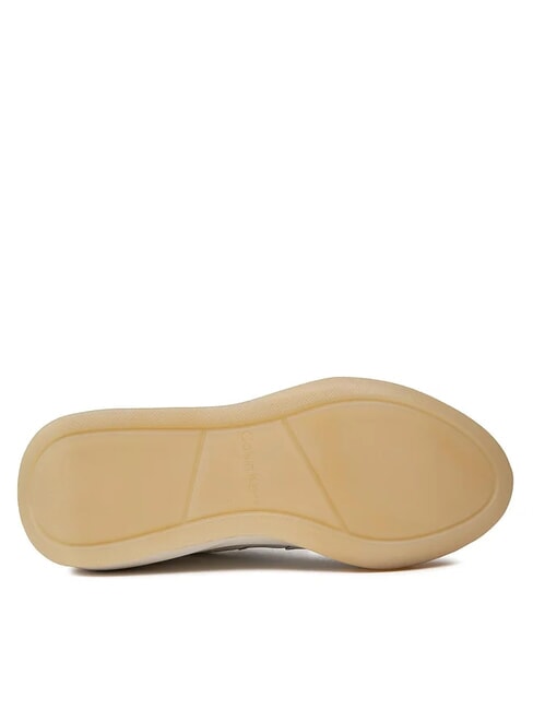 WEDGE MONO Zapatillas de cuero blanco - Zapatos Mujer