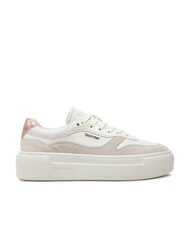 CALVIN KLEIN FF CUPSOLE LACE UP Zapatillas de cuero blanco - Zapatos Mujer - 2