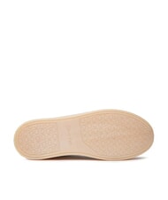 CALVIN KLEIN CUPSOLE LACE UP PEARL Zapatillas de cuero blanco - Zapatos Mujer - 7