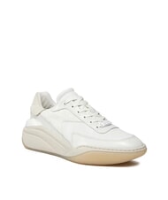 CALVIN KLEIN WEDGE MONO Zapatillas de cuero blanco - Zapatos Mujer - 3