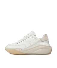 CALVIN KLEIN WEDGE MONO Zapatillas de cuero blanco - Zapatos Mujer - 4