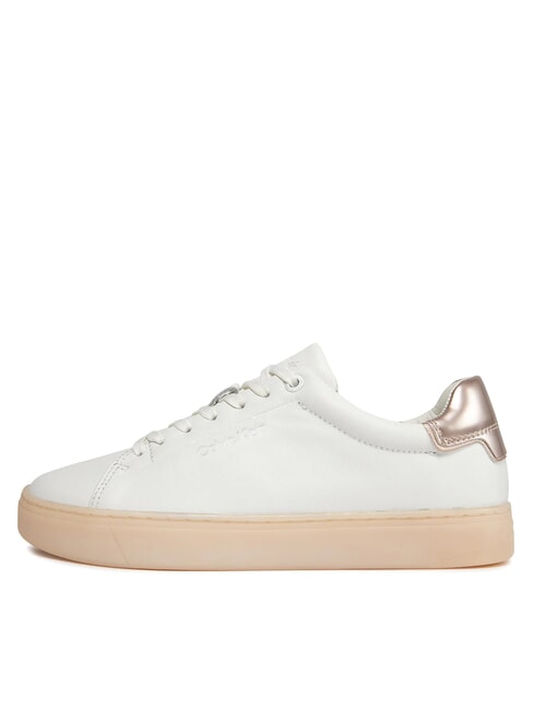 CUPSOLE LACE UP PEARL Zapatillas de cuero blanco - Zapatos Mujer