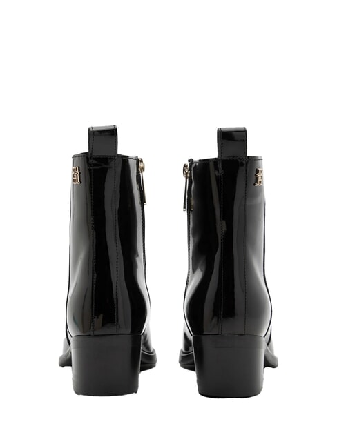 TH COWBOY Botas tejanas en piel brillante negro - Zapatos Mujer