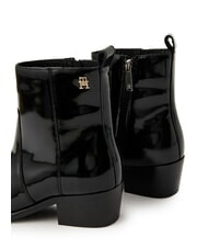 TOMMY HILFIGER TH COWBOY Botas tejanas en piel brillante negro - Zapatos Mujer - 3