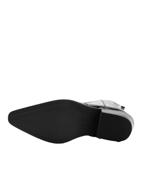 TH COWBOY Botas tejanas en piel brillante negro - Zapatos Mujer