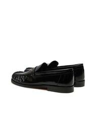 TOMMY HILFIGER TH MONOGRAM Mocasines de piel brillante negro - Zapatos Mujer - 6
