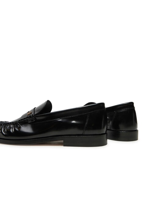 TH MONOGRAM Mocasines de piel brillante negro - Zapatos Mujer