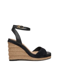 TOMMY HILFIGER TH MONOGRAM Sandalias de cu&ntilde;a alta de piel negro - Zapatos Mujer - 2