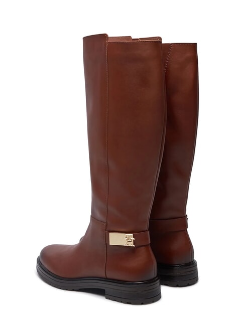 TH Botas de cuero Allti marr&oacute;n co&ntilde;ac - Zapatos Mujer