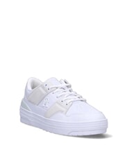 TOMMY HILFIGER TH Zapatillas de cuero blanco - Zapatos Mujer - 3