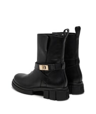 TOMMY HILFIGER BIKER Botines de piel con hebilla negro - Zapatos Mujer - 6