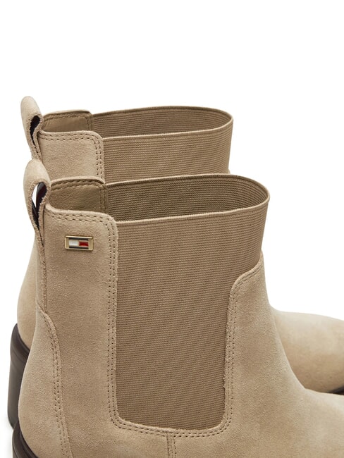 FLAG MID HEEL Botines de ante beige - Zapatos Mujer