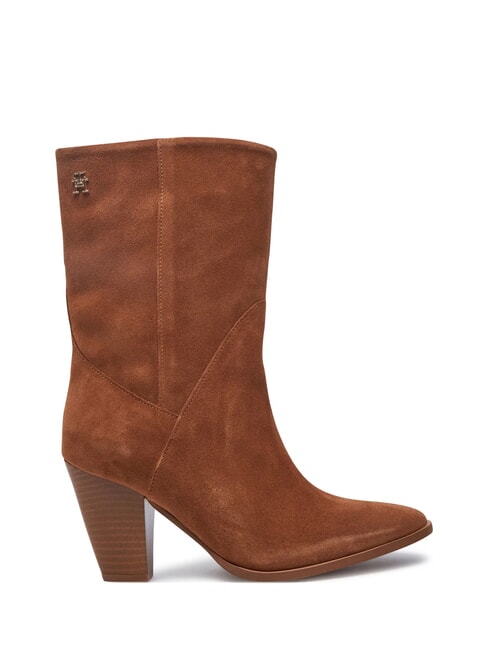 MID COWBOY Botas tejanas de ante marr&oacute;n - Zapatos Mujer