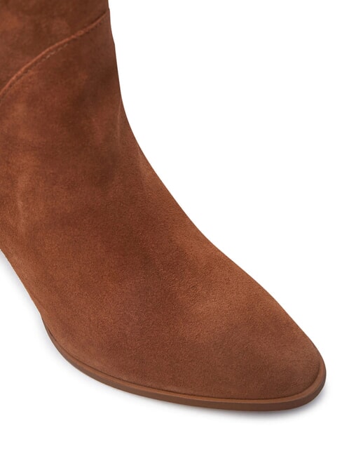 MID COWBOY Botas tejanas de ante marr&oacute;n - Zapatos Mujer