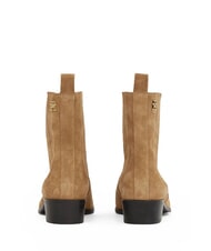 TOMMY HILFIGER COWBOY CHELSEA Botines de ante con punta puntiaguda caqui - Zapatos Mujer - 4