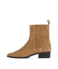 TOMMY HILFIGER COWBOY CHELSEA Botines de ante con punta puntiaguda - Zapatos Mujer