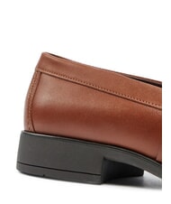 TOMMY HILFIGER TH  mocasines de cuero marr&oacute;n co&ntilde;ac - Zapatos Mujer - 4