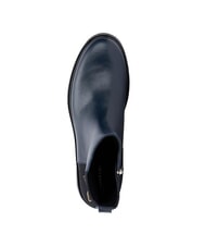 TOMMY HILFIGER TH Botines bajos de ante y piel azul - Zapatos Mujer - 4