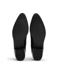 TOMMY HILFIGER LOW COWBOY Botines de punta en piel estampada negro - Zapatos Mujer - 4