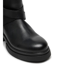 TOMMY HILFIGER BIKER Botines de piel con hebilla negro - Zapatos Mujer - 3