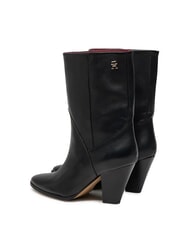 TOMMY HILFIGER MID COWBOY Botines de piel con tac&oacute;n negro - Zapatos Mujer - 3
